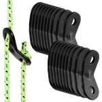 20pcs tendeur de corde, crochet ajusteur de corde durable antid�rapant, solide et durable, renforce la ...