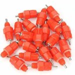 20pcs tetine abreuvoir poules rouge tetine automatique pour poule volaille poulet canard distributeur ...