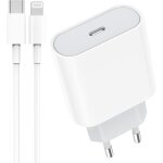 20w usb c rapide chargeur avec 2m c�ble pour iphone 14 / 14 pro / 14 pro max / 14 plus / 13 / 12 / 11 ...