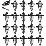 Cyclingcolors - 20x couvre bec anti - picage 13x40mm avec aiguille de fixation poules petits oiseaux ...