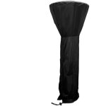 226x85x48cm noir)housse pour parasol chauffant en 210d oxford imperm�able , couverture de chauffage patio, ...
