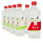 24 x 1 l flambiol premium gel combustible pour feux dcoratifs, lampes et chemines - nouvelle recette ...
