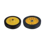 24807 ? roue pour tondeuse ? accessoire pour tondeuse outils wolf ? dimensions 180mm x 131mm ? compatible ...