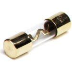 25 fusible 50a agu dore - en verre - 38mm 50a