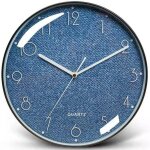 25cm horloge murale ronde, horloge murale r�tro silencieuse et sans coutil fonctionnant pour la cuisine ...