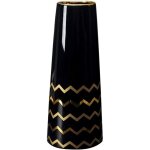 25cm vase de fleur noir or c�ramique vases decoratifs design haut pour maison, f�te, centre de table ...