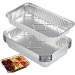 25pcs barquettes aluminium accessoire de barbecue pour cuisson, rougeurs, ptisserie, conglation et ...