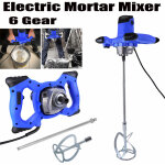 2600w mixeur de mortier malaxeur � main m�langeur malaxeur b�tonni�res 6 - speed