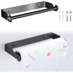 28cm noir). derouleur essuie tout, devidoir porte essuie tout mural, porte sopalin mural acier inoxydable ...