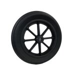 2gt roues et roulettes - roue brouette caoutchouc plein diamtre 400 x 80 alsage 20 longueur de moyeu ...