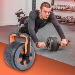 Pure 2 improve - pure2improve 2in1 roue abdominale / kettlebell 3kg, appareil pour abdominaux, rouleau ...