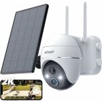 Zs - gx1s 2k cam�ra de surveillance wi - fi ext�rieure sans fil, batterie de cam�ra ip 360 � ptz, couleur ...