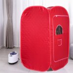 2l vapeur rouge portable sauna ménage box avec petite chaise pliante taille 80×80×135cm 2l vapeur rouge portable sauna ménage box avec petite chaise pliante taille 80×80×135cm