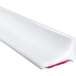 2m blanc barriere douche et syst�me de r�tention silicone, anti d�bordement seuil de douche barrage d'eau ...