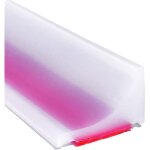 Minkurow 2m transparent barriere douche et syst�me de r�tention silicone, anti d�bordement seuil de douche ...