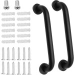 2pc barre d'appui salle de bain, 30cm antid�rapante en acier inox barre d'appui de s�curit� noir huil� ...