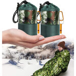 2pcs couverture de survie reutilisable sac de couchage de survie pour le camping en plein air et la impermabl ...