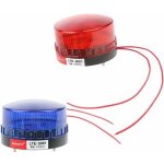2pcs gyrophare balise de signalisation 220v lumineuse led lampe d'avertissement clignotant eclairage ...