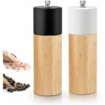 2pcs moulin � poivre et sel manuel avec meule en c�ramique r�glable - set poivrier & sali�re, salieres ...