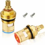 2pcs tete a disques ceramique cartouches cramique universelles de rechange 1 / 2 pour robinet quart ...