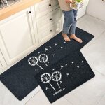 2pi�ces tapis de cuisine antid�rapant tapis de bain absorbant tapis pour devant evier chambre salon salle ...