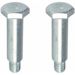Cyclingcolors ? lot de 2 axes vis �paul�es pour roues de tondeuse ? filetage 3 / 8 unc ? longueur 66, ...