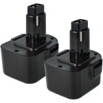 Vhbw - 2x batterie compatible avec dewalt dw980, dw980k - 2, dw981kd - 2, dw979k2 - br, dw981kd2, dw981, ...