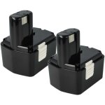 2x batterie compatible avec hitachi wh 14dmr, wh 14dsl, wh 14dmk, wh 14dm, wh 14dmb, wh 14dh, wh 14dl ...