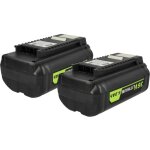 Vhbw 2x batterie remplacement pour ryobi op40601, op40602 pour outil �lectrique (4000 mah, li - ion, ...