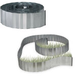 Relaxdays - 2x bordures de jardin mtal galvanis pour massifs alles plantes potager 5 m x 16 cm, gris ...