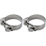 Cyclingcolors - 2x collier de serrage � tourillon bande pleine bords arrondis en acier inoxydable a2 ...