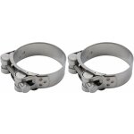 Cyclingcolors - 2x collier de serrage � tourillon bande pleine bords arrondis en acier inoxydable a2 ...