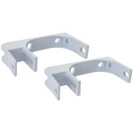 2x fixation de plafond pour store hhg - 543, e49, crochet mural, montage au plafond, adapteur