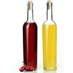 2x flacon 500 ml pour teintures avec li�ge fi19 - kadax