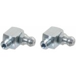 Cyclingcolors - 2x graisseur coud� 1 / 4 unf angle 90� embout graissage pompe � graisse manuelle hydraulique ...