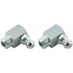 Cyclingcolors - 2x graisseur m8x1, 25 angle 90� embout graissage pompe � graisse manuelle hydraulique ...