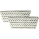 Vhbw - 2x housses de rechange compatible avec vileda steam xxl nettoyeur  vapeur, balai vapeur - microfibre, ...