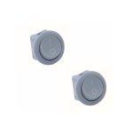 2x interrupteur m�canique � bascule rond r13 230v 4a bipolaire on off automatisation commutateur bandeau ...