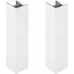 2x jonction de plinthe 100mm finition blanc brillant cuisine raccord connecteur pied de meuble profil ... 2x jonction de plinthe 100mm finition blanc brillant cuisine raccord connecteur pied de meuble profil ...