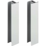 2x jonction de plinthe 120mm finition blanc mat cuisine raccord connecteur pied de meuble profil pvc ... 2x jonction de plinthe 120mm finition blanc mat cuisine raccord connecteur pied de meuble profil pvc ...