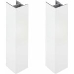 2x jonction de plinthe 120mm finition blanc mat cuisine raccord connecteur pied de meuble profil pvc ... 2x jonction de plinthe 120mm finition blanc mat cuisine raccord connecteur pied de meuble profil pvc ...