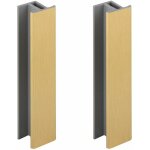 2x jonction de plinthe 120mm finition or doré brossé cuisine raccord connecteur pied de meuble profil ... 2x jonction de plinthe 120mm finition or doré brossé cuisine raccord connecteur pied de meuble profil ...