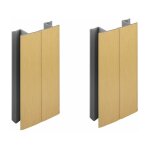 2x jonction de plinthe 120mm or dor� multi angle angulaire coin cuisine raccord connecteur pied de meuble ...