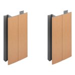 2x jonction de plinthe 150mm finition cuivre bross� multi angle angulaire coin cuisine raccord connecteur ...