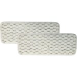Vhbw - 2x lingettes compatible avec vileda easy twist laveur de sol 25 x 13 x 2 cm