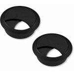 Cyclingcolors - 2x passe c�ble bureau table fil diam�tre 58mm encastrable cordon prise ordinateur �cran ...