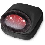 3 - en - 1 masseur de pieds chauffant et vibrant, massage du dos avec chaleur, coussin chauffant rapide ...