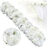 3, 28 ft fleurs artificielles fausse rose vigne soie dcorative murale suspendue plante artificielle ...
