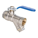 3 / 4  inch robinet  bille  dbit d'eau standard avec crpine femelle x femelle