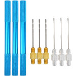 3 aiguilles � app�t multifonctions en alliage d'aluminium pour p�che - set de 3 pi�ces avec perceuse ...
